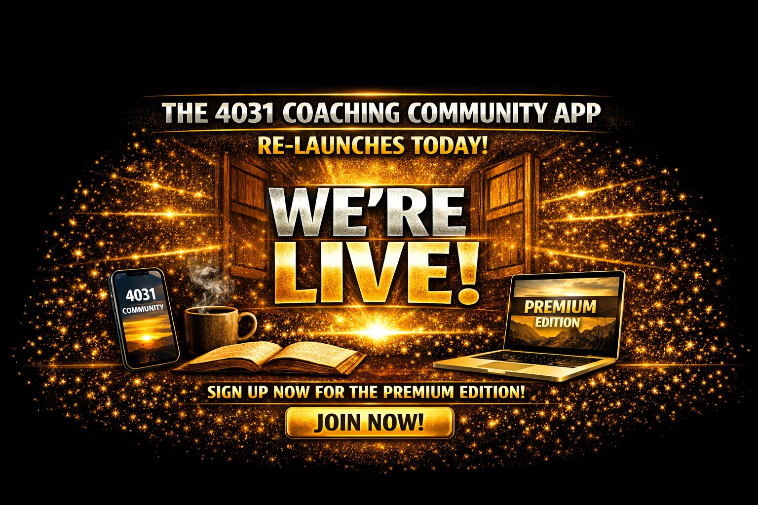 4031 Coaching Community Launch Day